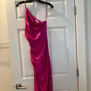 DEE ELLY FUSCHIA DRESS, SIZE S